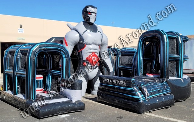 Robot Themed Inflatable Obstacle Course Rental Phoenix AZ